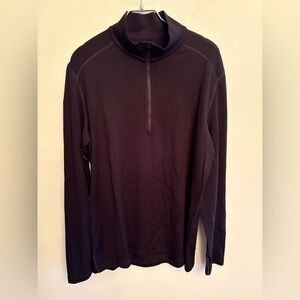 Men’s Icebreaker Merino Wool 260 Tech Half Zip Thermal L/S top size Large